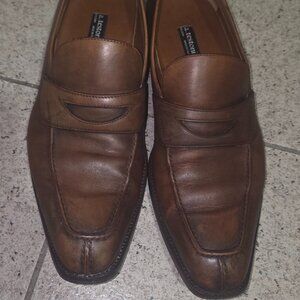 Made in Italy A.Testoni Men's brown Lesther Loafers(UK10)